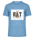 Hellblau Meliert-6806