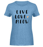 Hellblau Meliert-6806