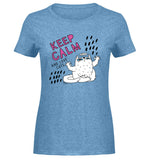 Hellblau Meliert-6806