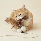 Katzenangel Ersatzfedern 5er Strauß