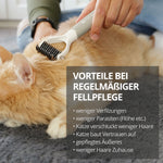 Unterfellbürste Cookie für Langhaar Katzen & Hunde