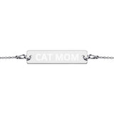 Cat Mom | Schönes Armband mit Gravurplatte