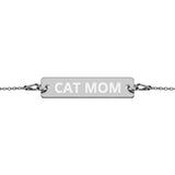 Cat Mom | Schönes Armband mit Gravurplatte