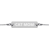 Cat Mom | Schönes Armband mit Gravurplatte