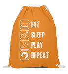 Eat Sleep Play Repeat  - Baumwoll Gymsac