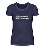 10% Baumwolle, 90% Katzenhaare  - Damen Premiumshirt