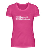 10% Baumwolle, 90% Katzenhaare  - Damen Premiumshirt