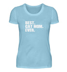 Best. cat mom. ever. (weißer Text)  - Damen Premiumshirt