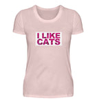 I like cats Rosen  - Damen Premiumshirt