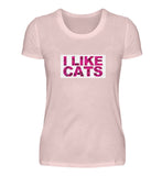 I like cats Rosen  - Damen Premiumshirt