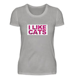 I like cats Rosen  - Damen Premiumshirt