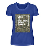 Life is better with paws  - Damen Premiumshirt