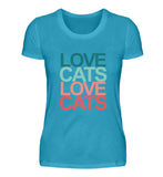 Love cats love cats  - Damen Premiumshirt