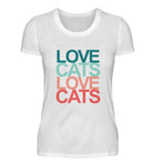 Love cats love cats  - Damen Premiumshirt