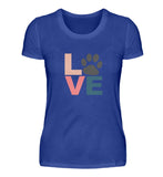 Love mit Pfote  - Damen Premiumshirt