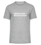 10% Baumwolle, 90% Katzenhaare  - Herren Melange Shirt