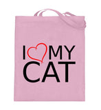 I Love My Cat  - Jutebeutel (mit langen Henkeln)