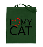 I Love My Cat  - Jutebeutel (mit langen Henkeln)