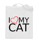 I Love My Cat  - Jutebeutel (mit langen Henkeln)