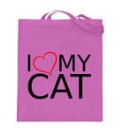 I Love My Cat  - Jutebeutel (mit langen Henkeln)