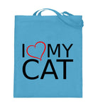 I Love My Cat  - Jutebeutel (mit langen Henkeln)