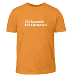 10% Baumwolle, 90% Katzenhaare  - Kinder T-Shirt