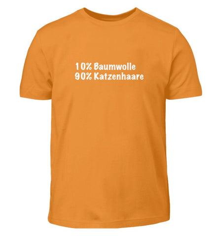 10% Baumwolle, 90% Katzenhaare  - Kinder T-Shirt