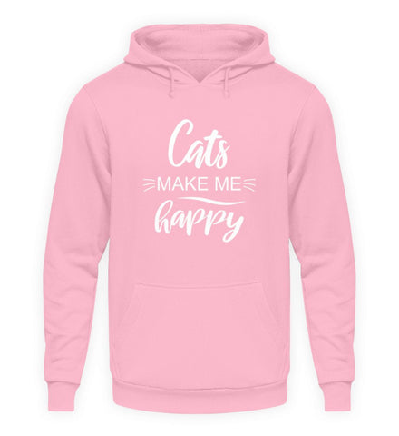 Cats make me happy  - Unisex Kapuzenpullover Hoodie