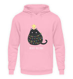 Katzen Tannenbaum (Merry Miezmas)  - Unisex Kapuzenpullover Hoodie