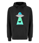 UFO klaut Katze  - Unisex Premium Kapuzenpullover