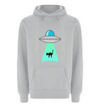 UFO klaut Katze  - Unisex Premium Kapuzenpullover