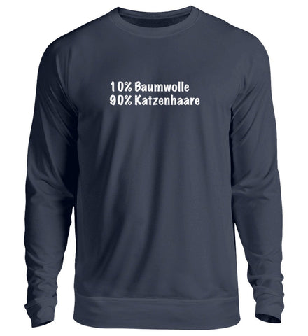 10% Baumwolle, 90% Katzenhaare  - Unisex Pullover