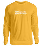 10% Baumwolle, 90% Katzenhaare  - Unisex Pullover